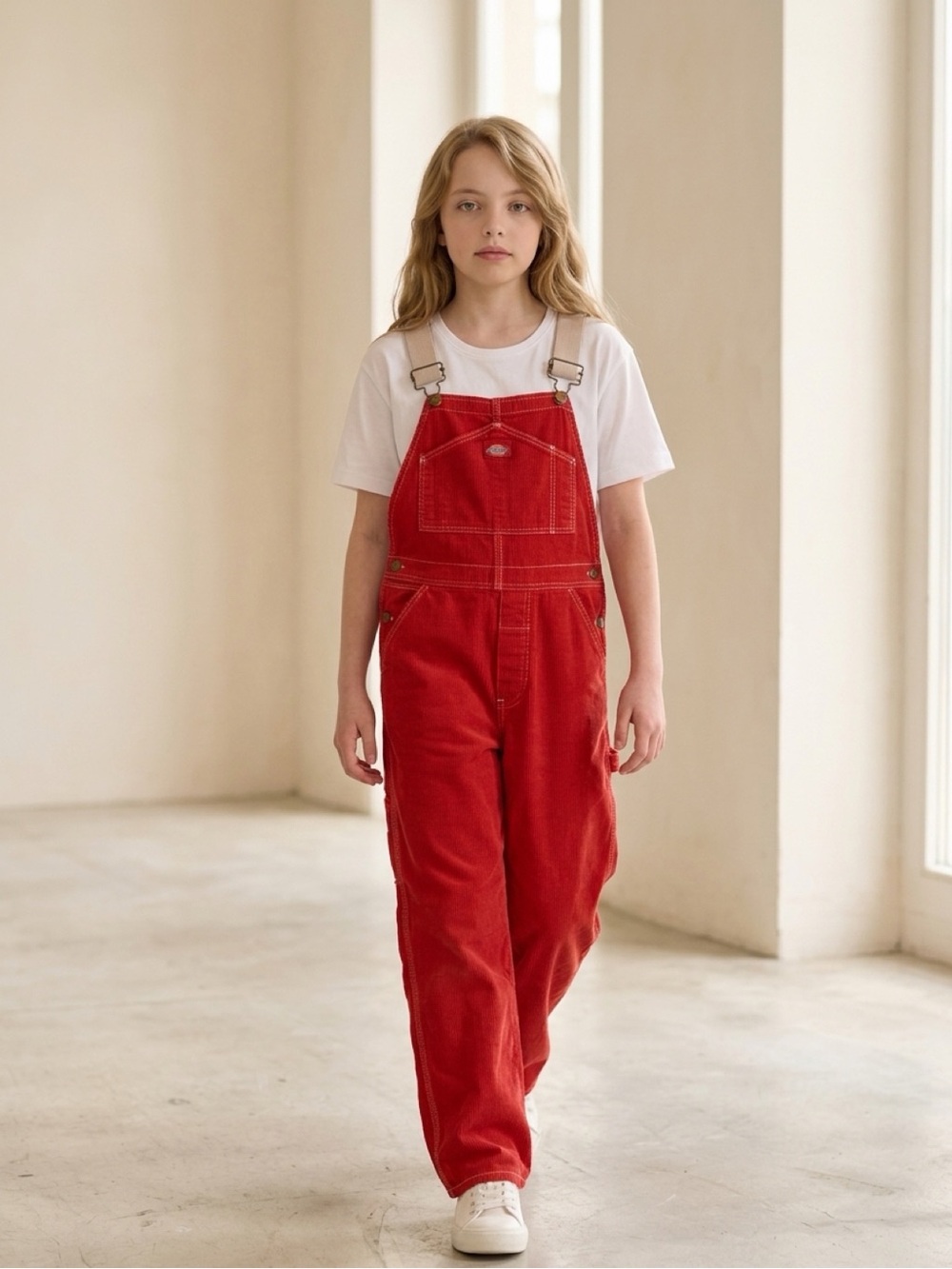 1990’s Dickies Kids Red Overalls